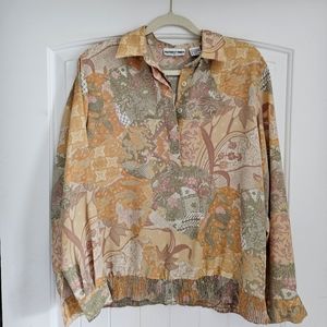 Alfred Dunner collard pullover long sleeve